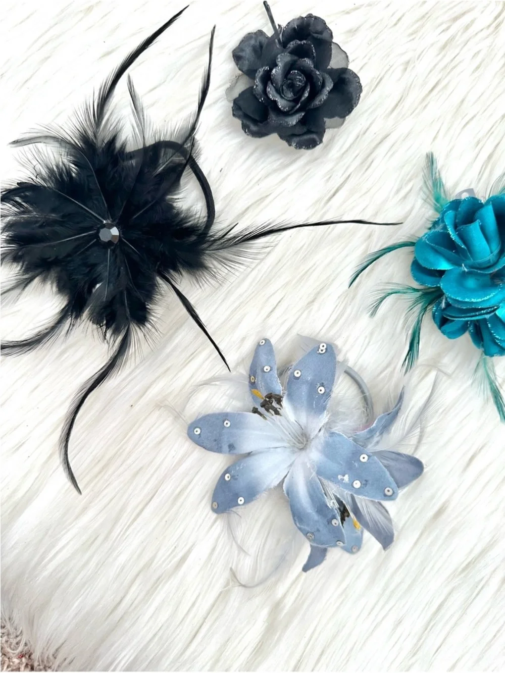 Claires flower hair